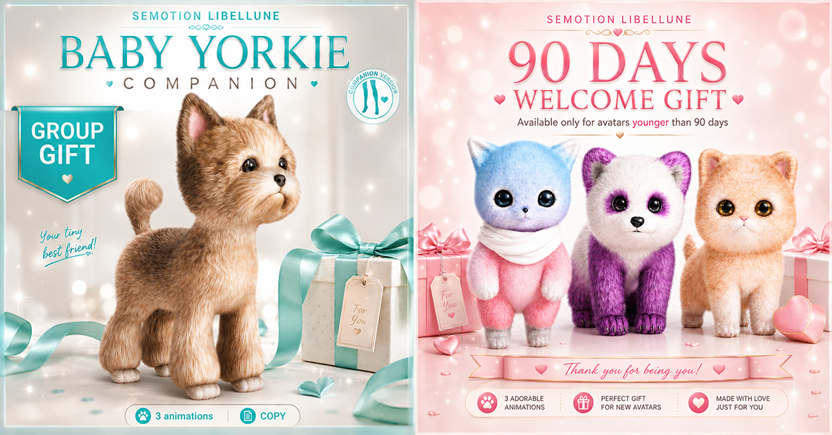 SEmotion Libellune Group Gift Baby Yorkie
