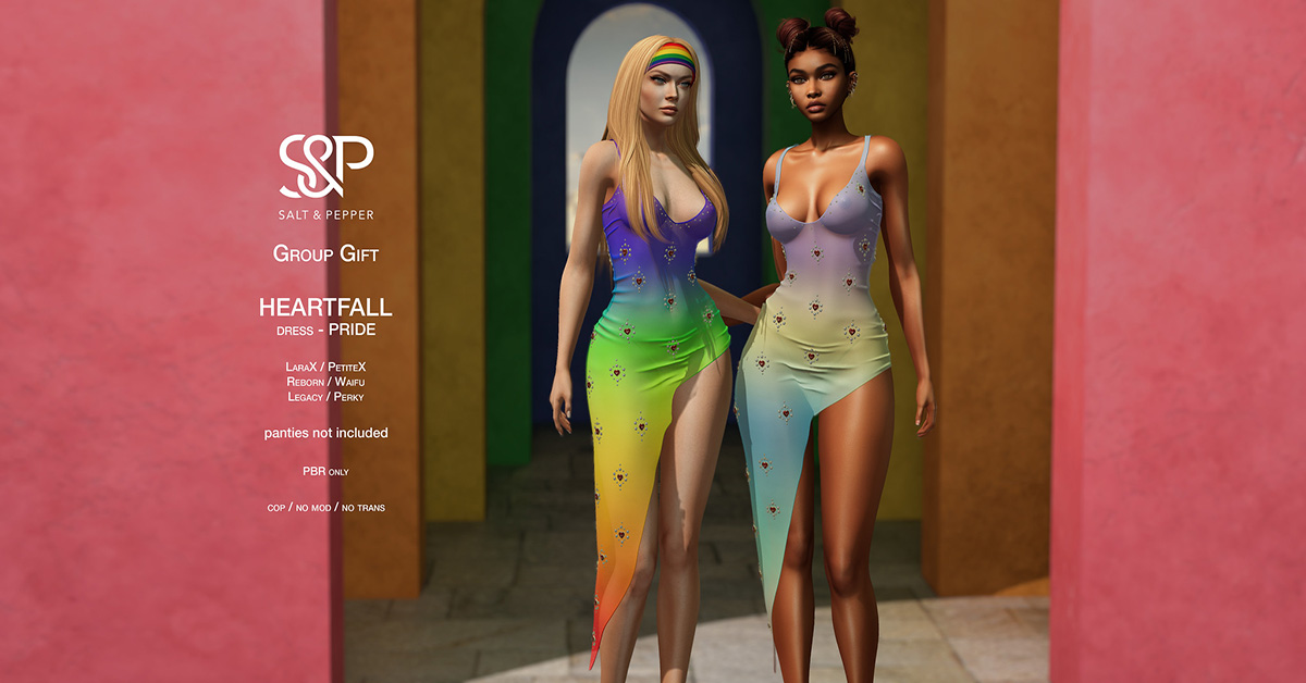 Salt & Pepper Group Gift Heartfall Dress