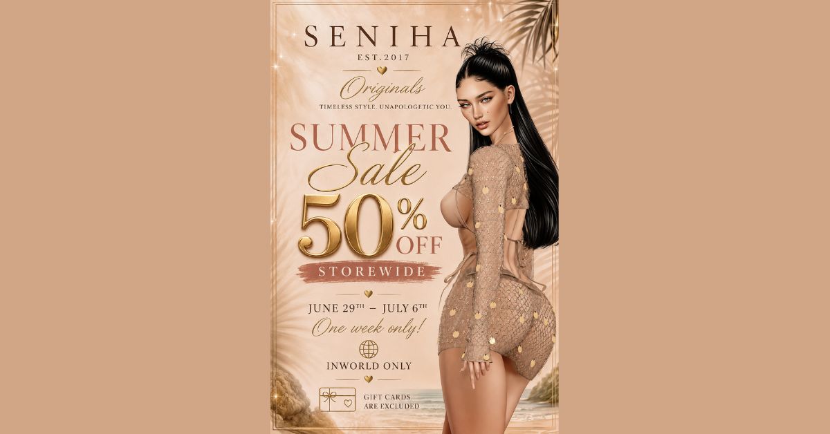 Summer Sale 50% Off at Seniha