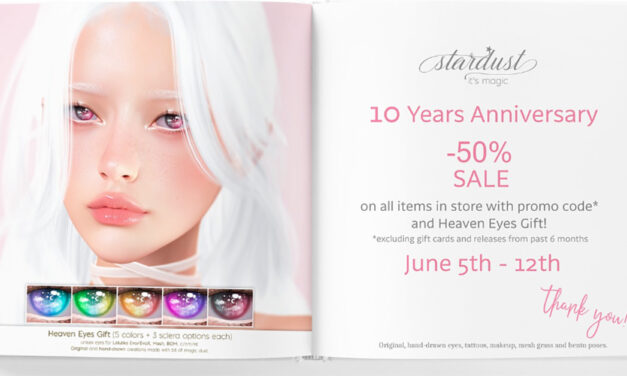 Stardust 10th Anniversary – 50% Off Sale and Group Gift