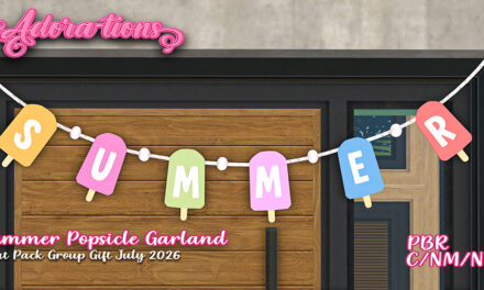 July Group Gift Summer Popsicle Garland at Adora-tions
