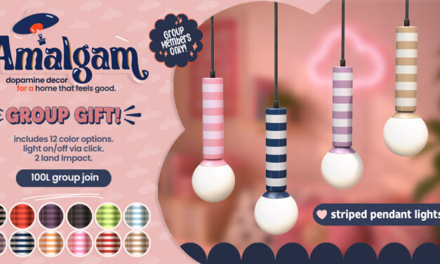 July Group Gift Striped Pendant Lights at Amalgam