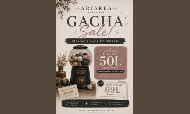 Ariskea Brings Back Old Gachas and a Mainstore Gacha Sale!