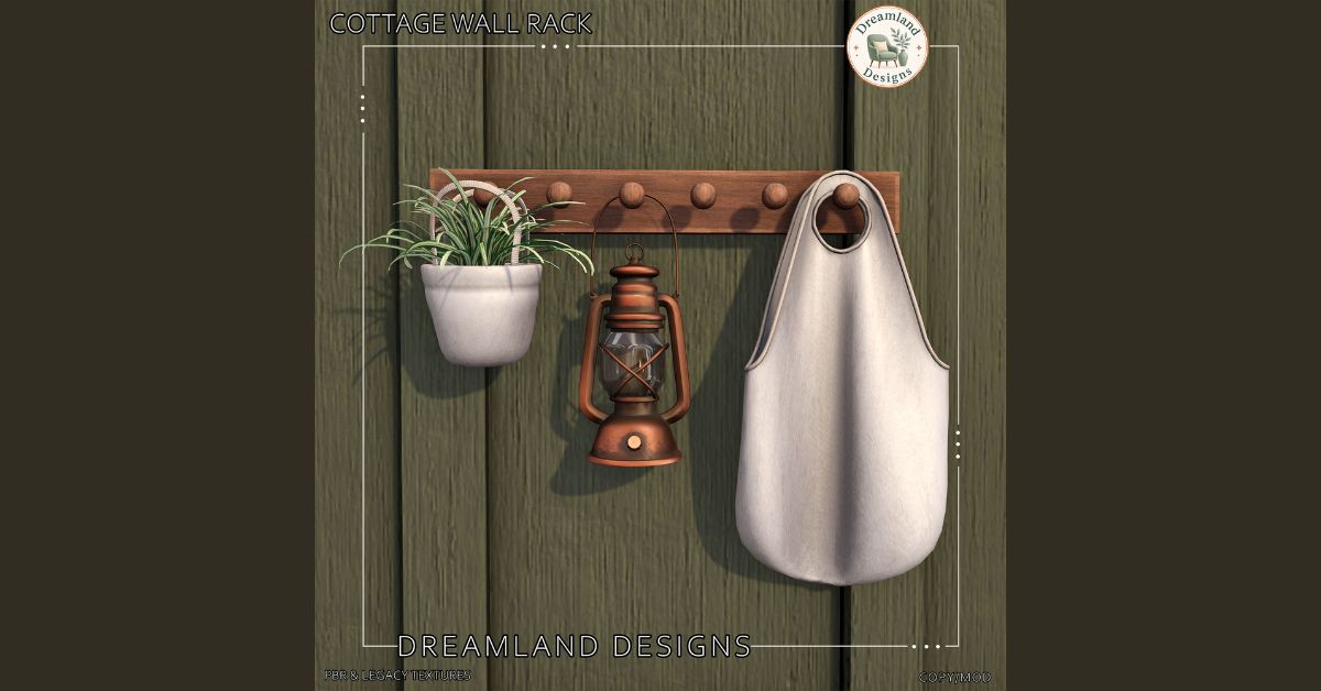 Dreamland Designs Group Gift – Cottage Wall Rack