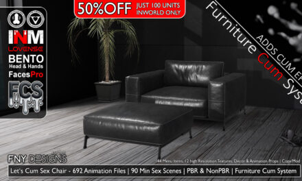 Limited Sale 50% Off the Let’s Cum Sex Chair at FNY Designs Mainstore