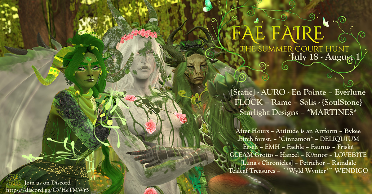 Spread Your Wings and Fly to the Fae Faire Summer Court Hunt!