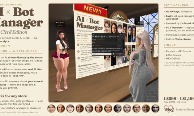 New Release: AI X Bot Manager – Shop Clerk Edition by Meg – Scripted Essentials