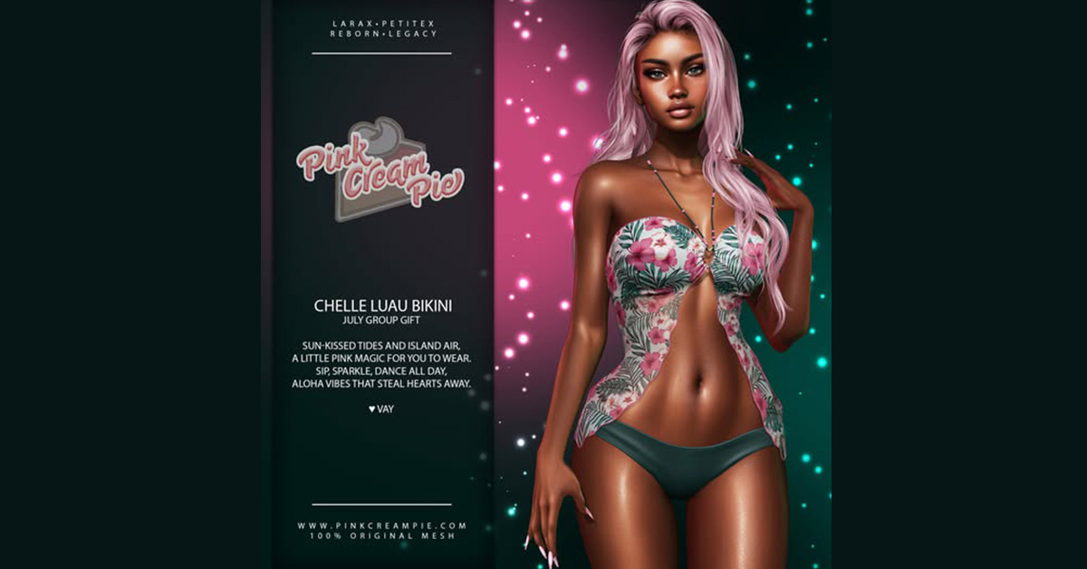 July Group Gift at Pink Cream Pie – Chelle Luau Bikini