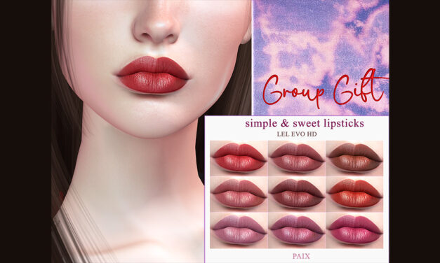New Group Gift Simple & Sweet Lipsticks at Paix