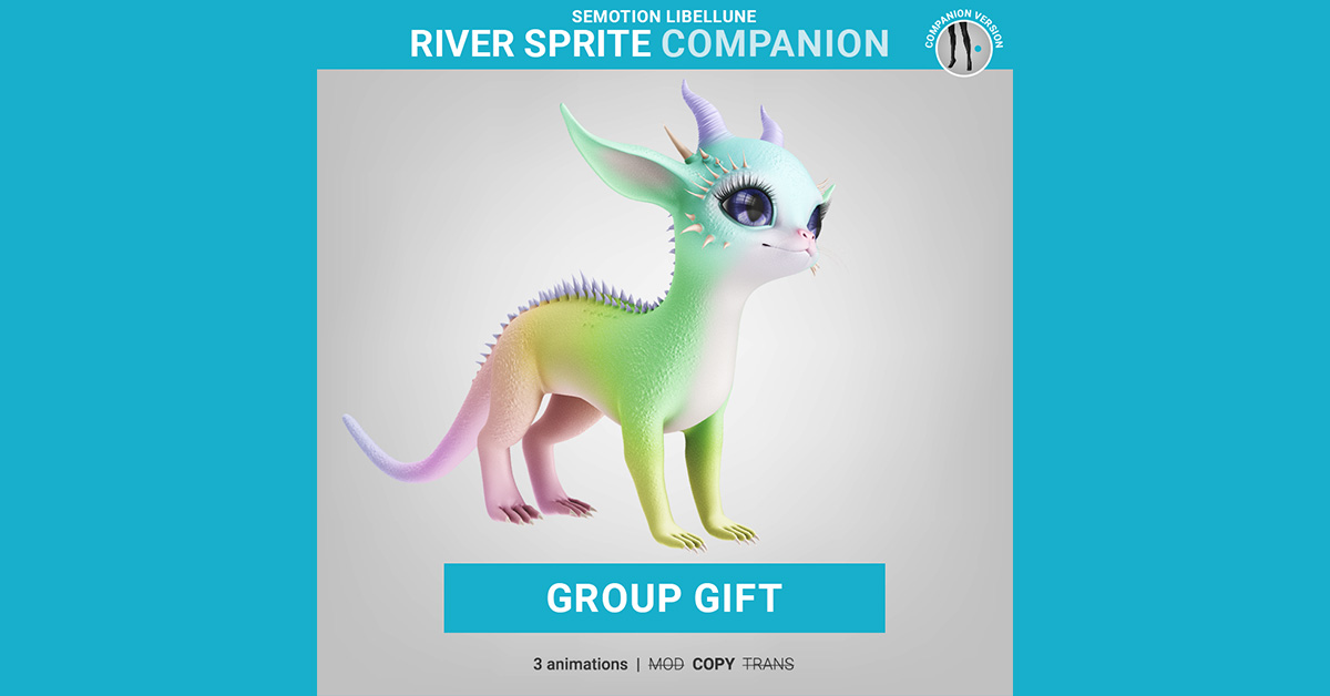 New Group Gift River Sprite Companion at SEmotion Libellune