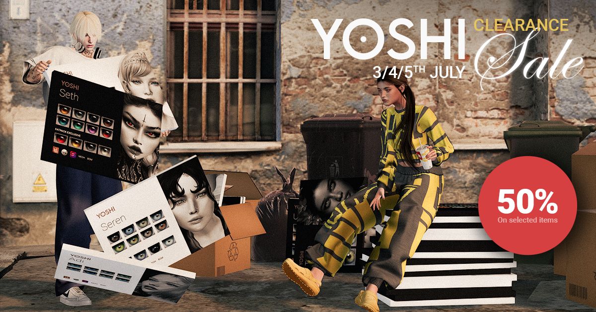 Yoshi Clearance Sale – 50% Off Selected Items at Mainstore!