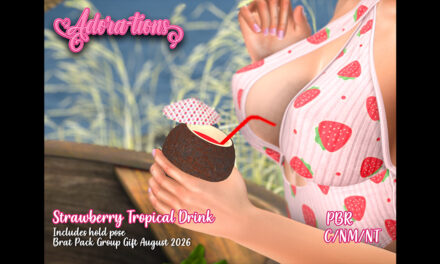 August Group Gift Strawberry Tropical Drink at Adora-tions