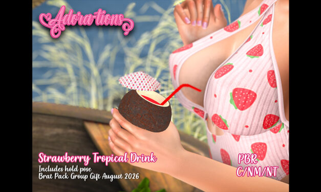 August Group Gift Strawberry Tropical Drink at Adora-tions