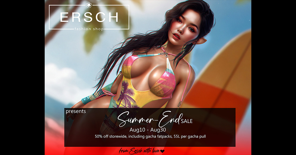 Ersch Summer Sale 50% Off!