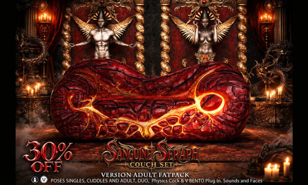 Evhah Sale – 30% Off the Sanguine Seraph Couch