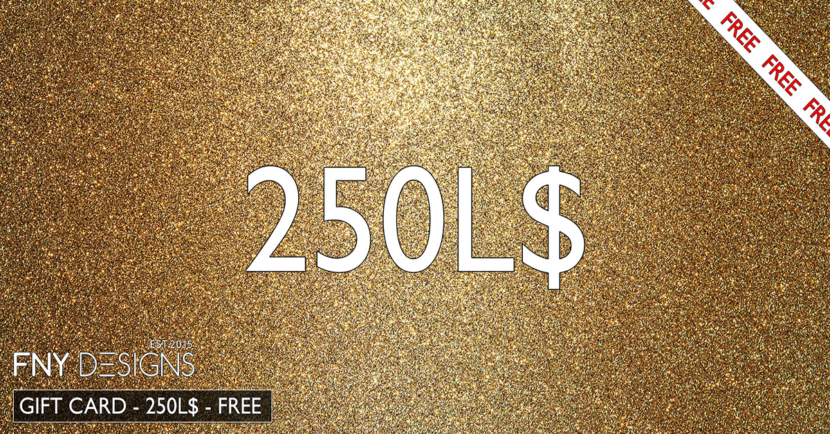 Limited Group Gift 250L Store Credit at FNY Designs