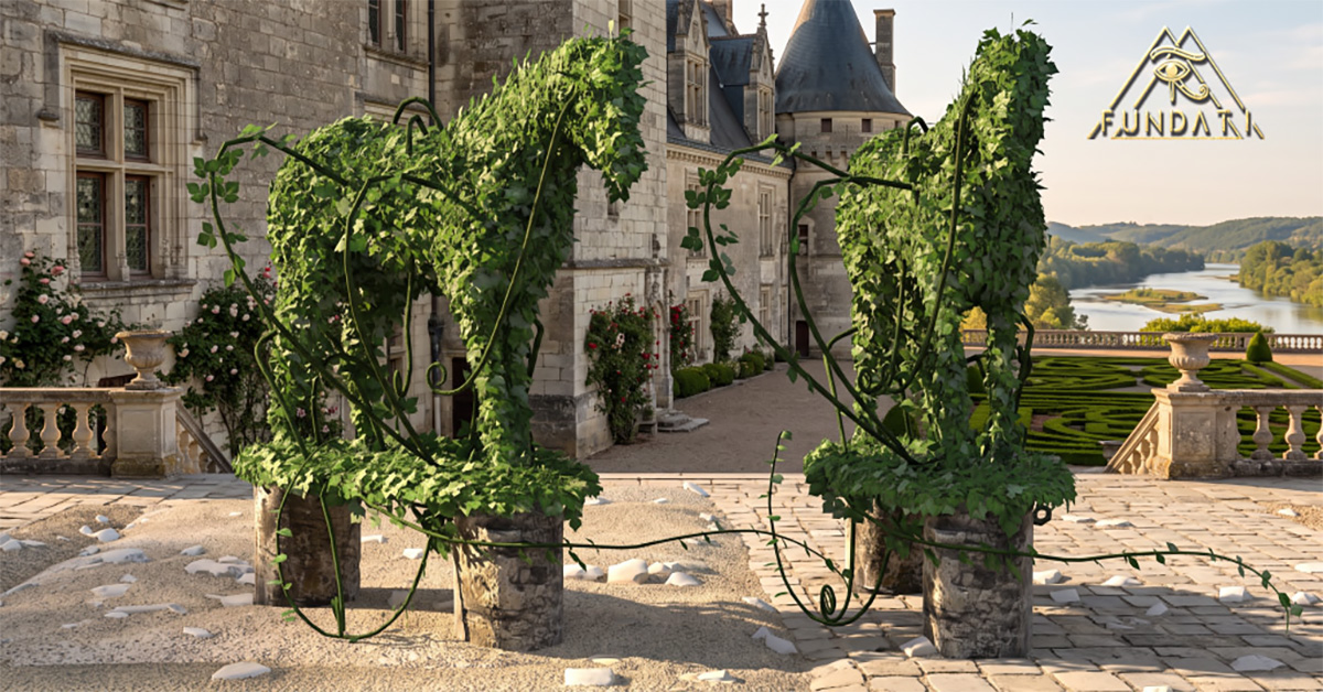 Fundati Group Gift Horse Sculpture Plant