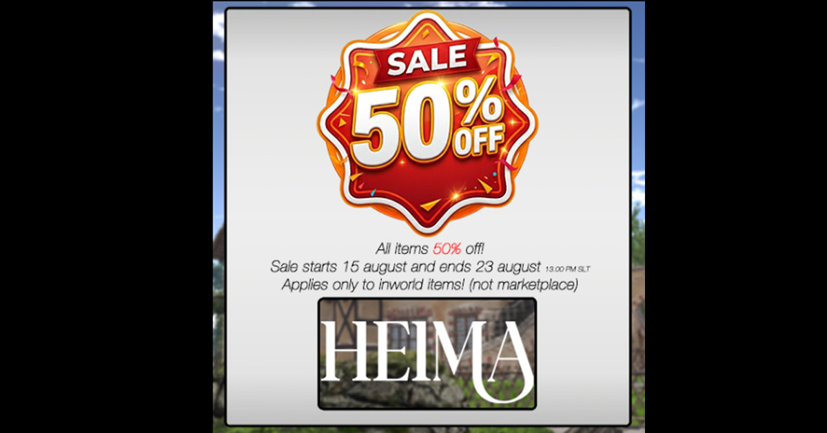 50% Off Storewide Sale at Heima