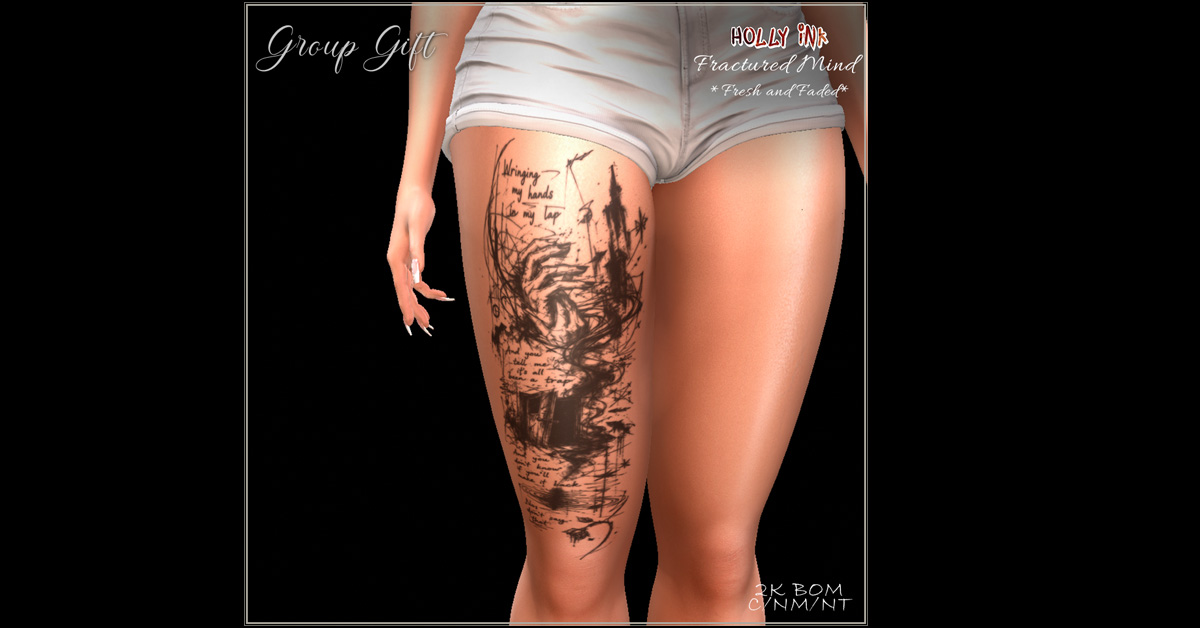 August Group Gift Fractured Minds at Holly Ink