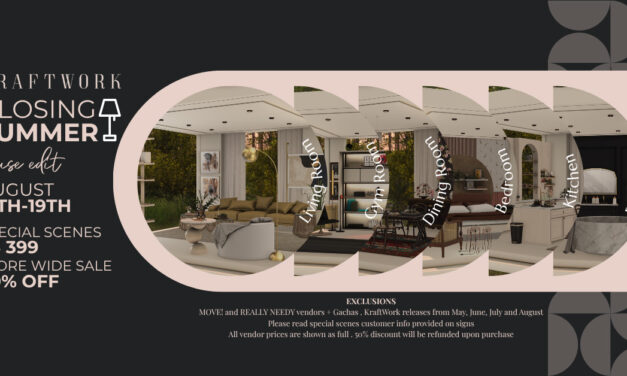 KraftWork Closing Summer House Edit – 50% Off Sale + 399L Scenes!