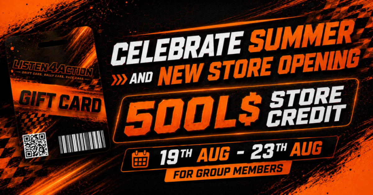 Group Gift 500L Store Credit at Listen4Action