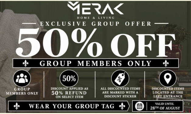 Merak Group Members 50% Off Sale on Selected Items