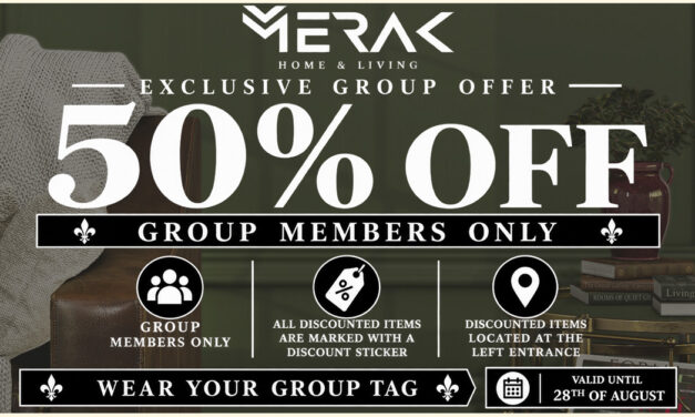 Merak Group Members 50% Off Sale on Selected Items