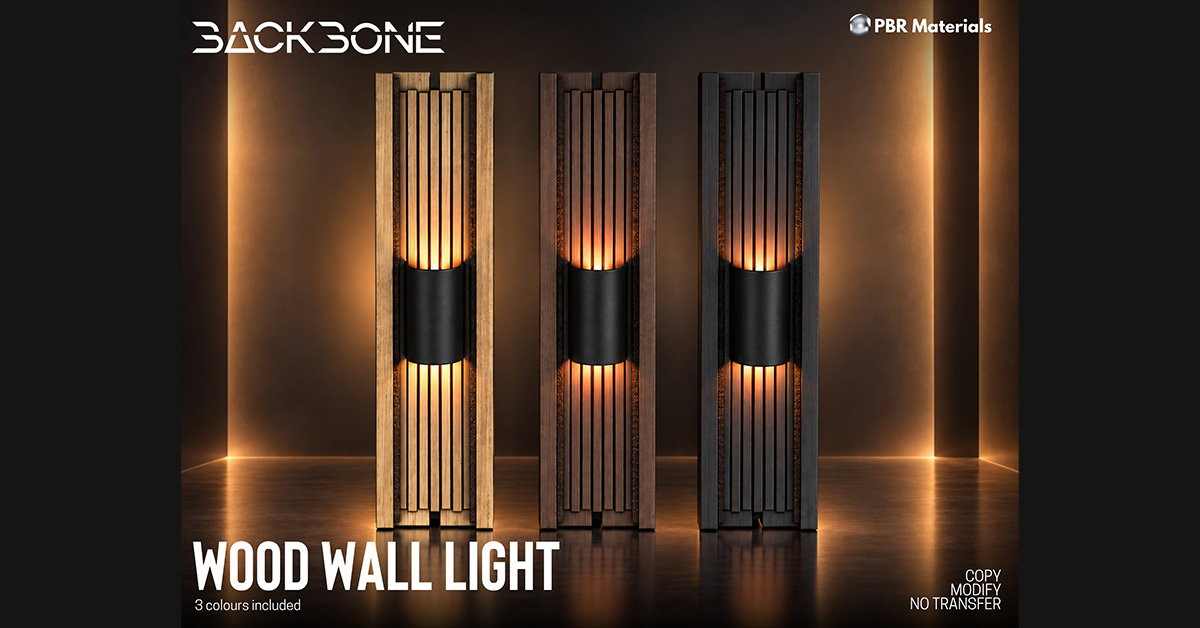 BackBone Group Gift Wood Wall Light