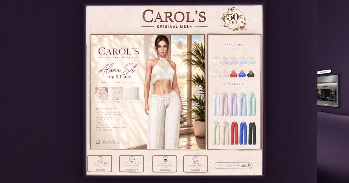 50% Off from Carol’s Exclusively at The Outlet