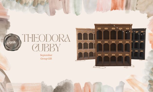 September Group Gift Theodora Cubby at Elm.