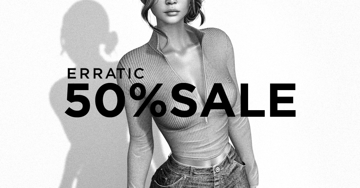 Erratic 50% Off Storewide Super Sale!
