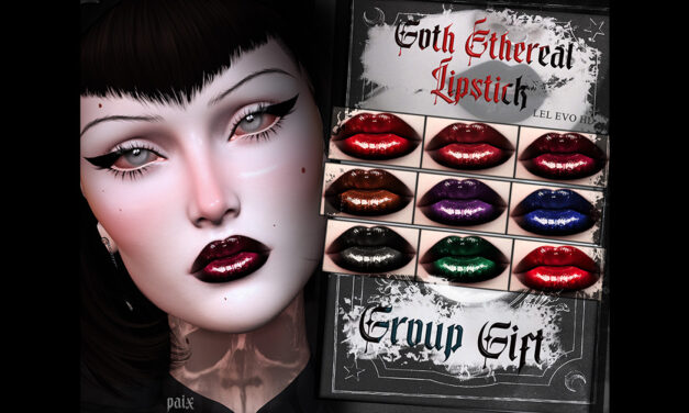 New Paix Group Gift – Goth Ethereal Lipsticks!
