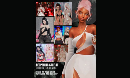 Reopening Sale at Quadratus Demise – Singles 99L/Fatpacks 50% Off