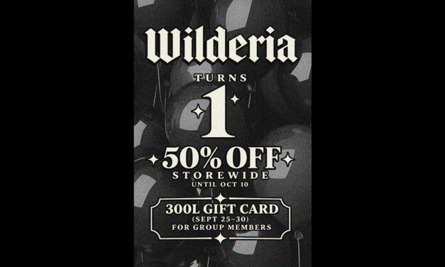 It’s Wilderia’s 1st Birthday and Sale – Save 50%!