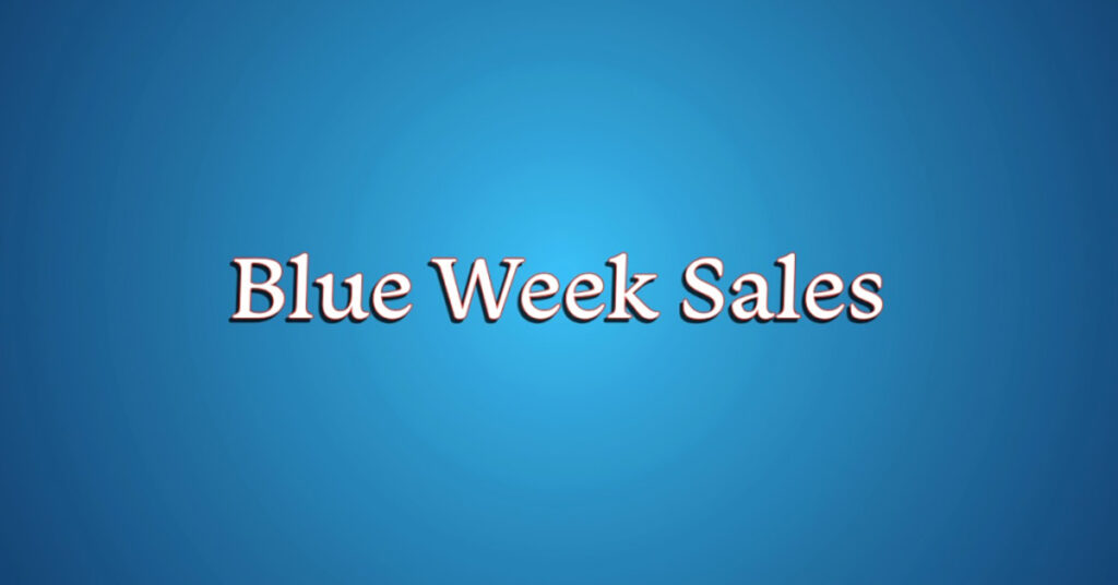 Blue Week Sales — 21 de outubro de 2026