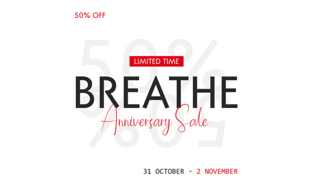 Breathe 12th Anniversary Sale – 50% Off Storewide
