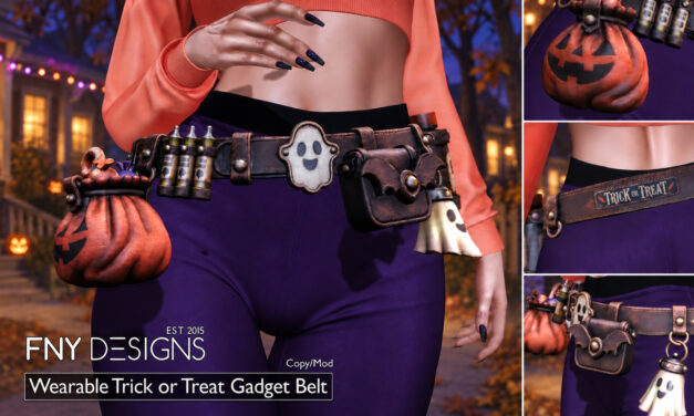 New! Wearable Trick Or Treat Gadget Belt at FNY Designs