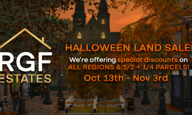 RGF Estates Halloween Land Sale!