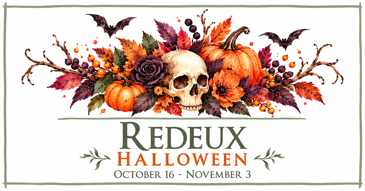 Time To Get Creepy, Kooky & Spooky At Redeux!